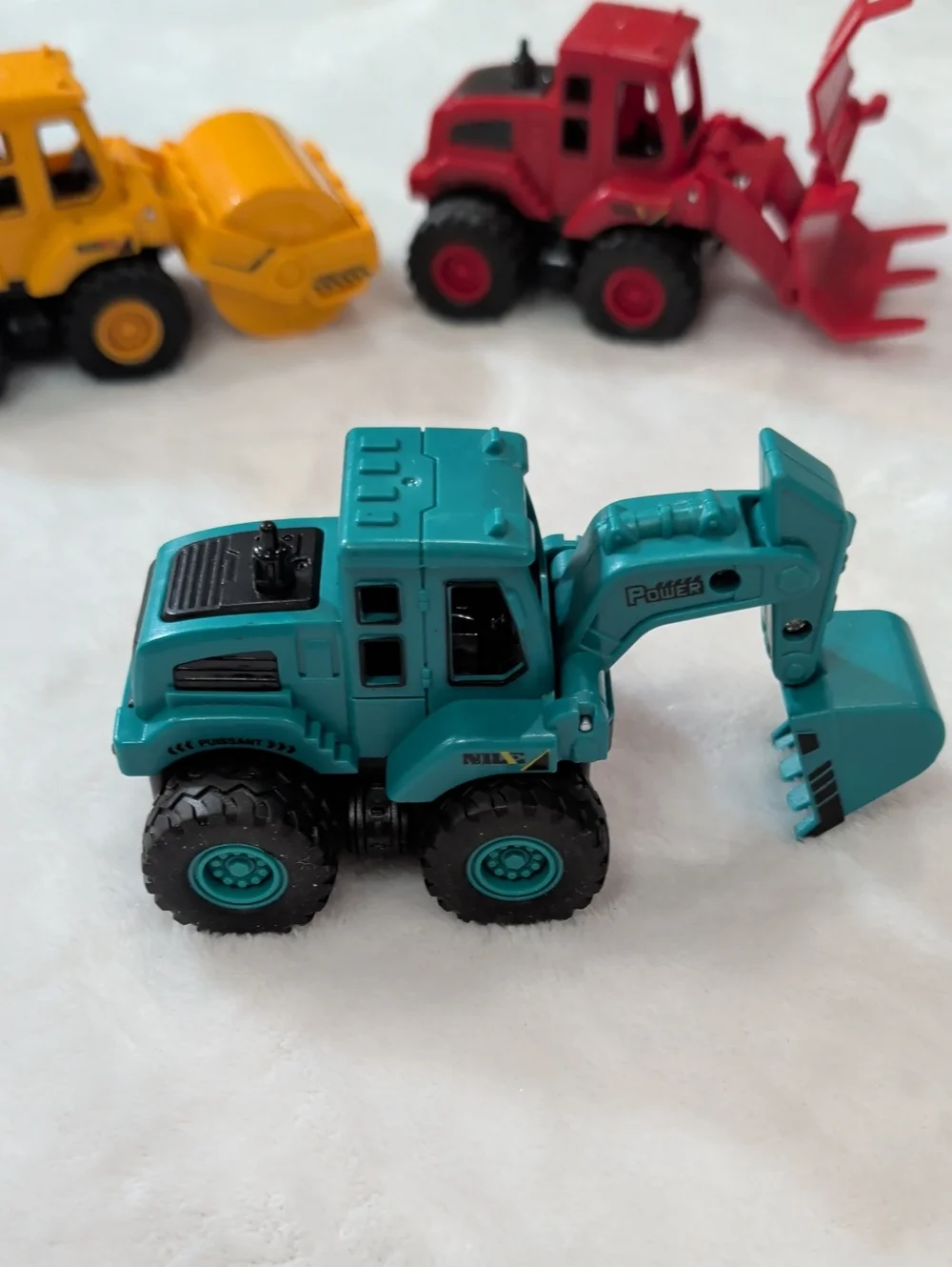 Set Of 4 Construction Vehicles